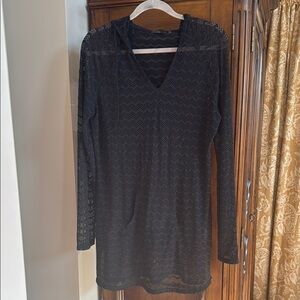 Prana Black Swim Coverup